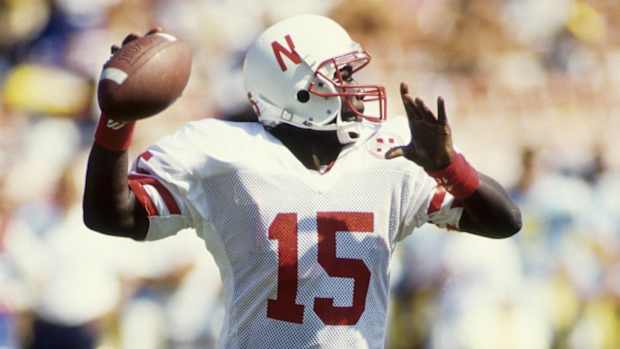 Tommie Frazier quarterback Nebraska football